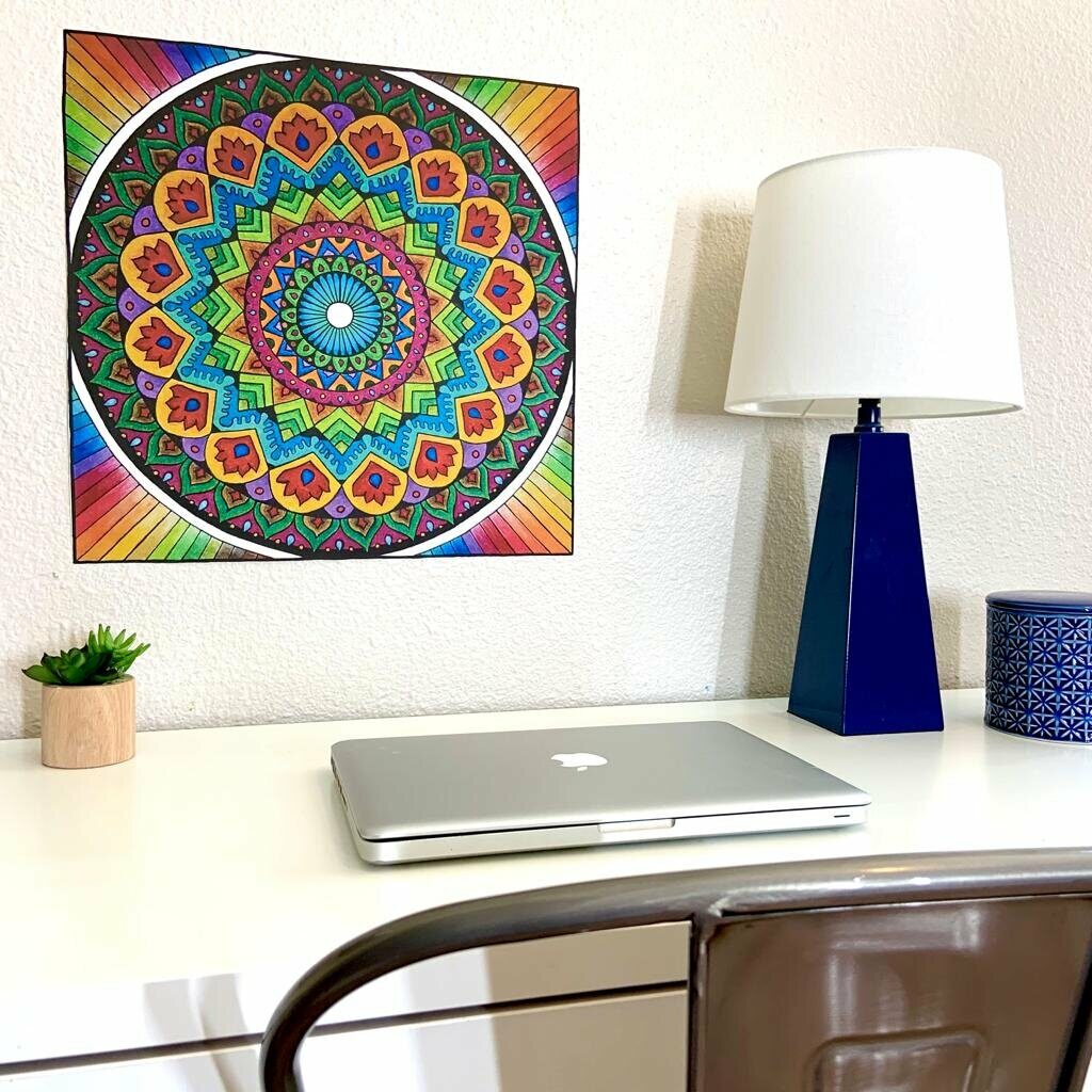 Mandala decal product example