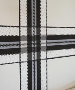 Black stripes wall decal